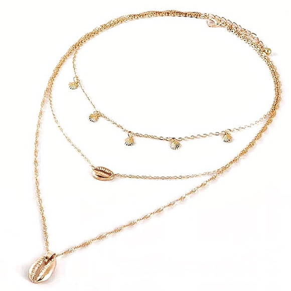 🔴5/$20⚠️𝗖𝗟𝗘𝗔𝗥𝗔𝗡𝗖𝗘⚠️3Layered Necklace NEW - Picture 4 of 6